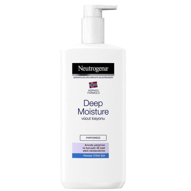 Neutrogena Deep Moisture - Hassas Bakım Vücut Losyonu 400ml - 1