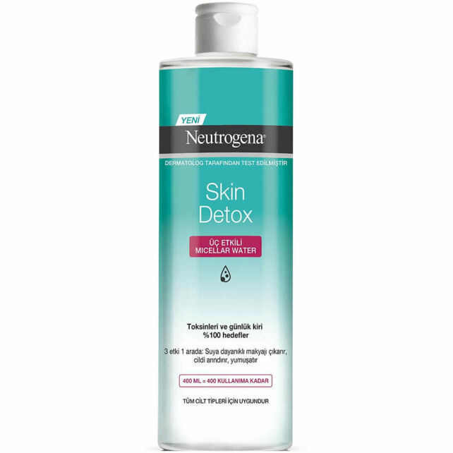 Neutrogena Skin Detox Micellar Water - 3 Etkili Temizleme Suyu 400ml - 1