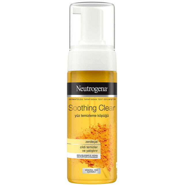 Neutrogena Soothing Clear - Yüz Temizleme Köpüğü 125ml - 1