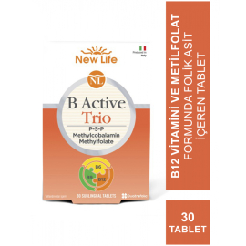 New Life B Active Trio - Takviye Edici Gıda 30 Kapsül - 2