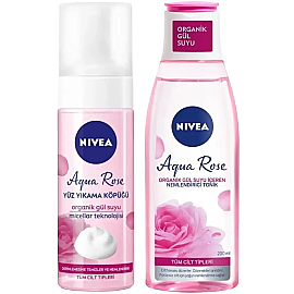 Nivea Aqua Rose - Temizleyici Set - Nivea