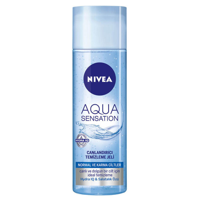 Nivea Aqua Sensation Gel - Canlandırıcı Temizleme Jeli 200ml Nivea Aqua Sensation Gel - Canlandırıcı Temizleme Jeli 200ml