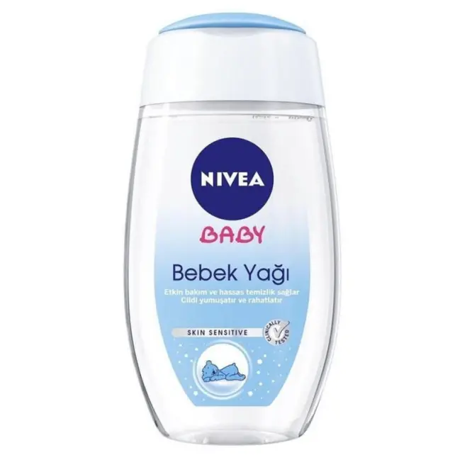 Nivea Baby Skin Sensitive Bebek Yağı 200ml - 1