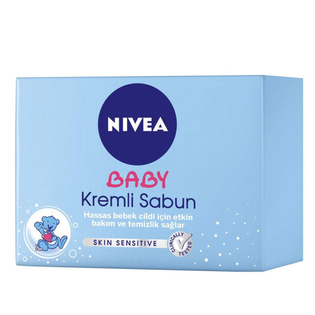 Nivea Baby Skin Sensitive Bebekler İçin Kremli Sabun 100gr Nivea Baby Skin Sensitive Bebekler İçin Kremli Sabun 100gr