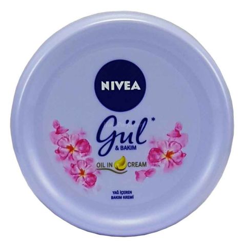 Nivea Gül Oil In Cream - Gül Özlü Bakım Kremi 300ml Nivea Gül Oil In Cream - Gül Özlü Bakım Kremi 300ml