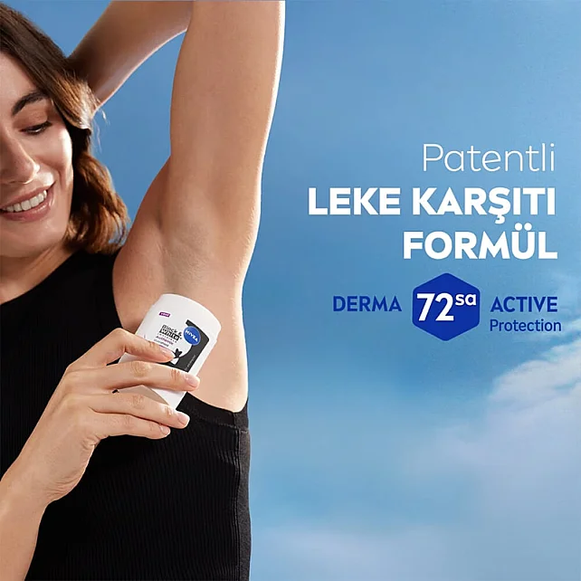 Nivea Black & White Authentic - Kadın Stick Deodorant 50ml - 4