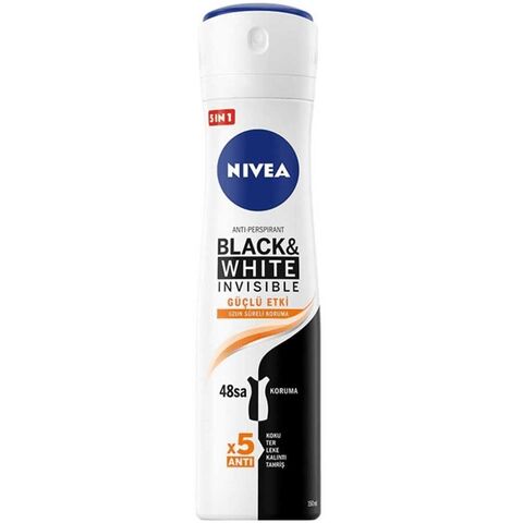 Nivea Black & White Invisible Sprey Deodorant 150ml Nivea Black & White Invisible Sprey Deodorant 150ml