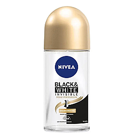 Nivea Black & White Invisible - İpeksi Pürüzsüzlük Roll-On Deodorant 50ml - Nivea