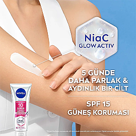 Nivea Body Serum Super 10 Extra Bright SPF 15 - Serum Etkili Parlaklık Kazandıran Vücut Losyonu 170ml - 4