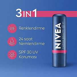 Nivea Caring Beauty Lip Cheek SPF 30 - Yanak ve Dudak Renklendirici Pink 4.8g - 2