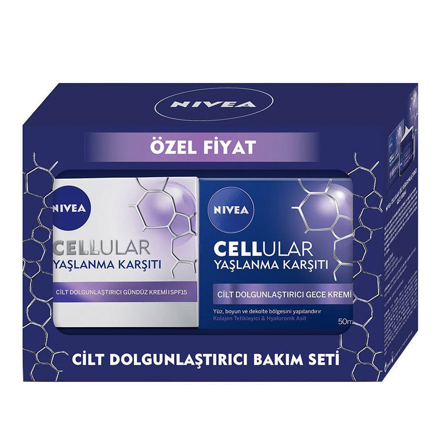 Nivea Celluar Anti Aging Yaşlanma Karşıtı Bakım Seti Nivea Celluar Anti Aging Yaşlanma Karşıtı Bakım Seti