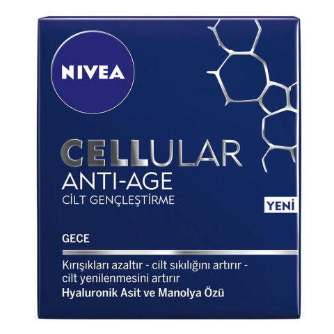 Nivea Cellular Anti Age Night Cream - Yaşlanma Karşıtı Gece Bakım Kremi 50ml Nivea Cellular Anti Age Night Cream - Yaşlanma Karşıtı Gece Bakım Kremi 50ml