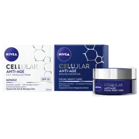 Nivea Cellular Anti Age Set - Yaşlanma Karşıtı Cilt Bakım Seti Nivea Cellular Anti Age Set - Yaşlanma Karşıtı Cilt Bakım Seti
