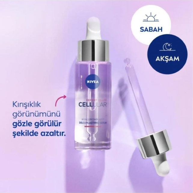Nivea Cellular Expert Filler - Hyaluronik Asit Dolgunlaştırıcı Cilt Serumu 30ml - 3