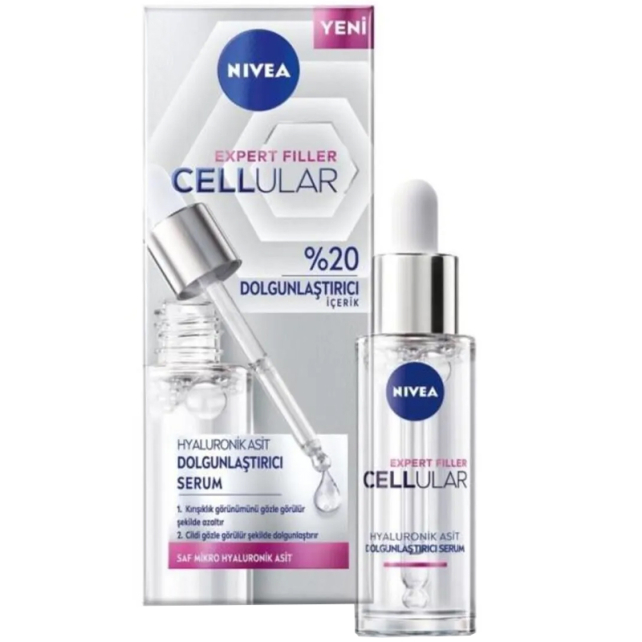 Nivea Cellular Expert Filler - Hyaluronik Asit Dolgunlaştırıcı Cilt Serumu 30ml - 1