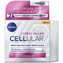 Nivea Cellular Expert Filler Tagespflege - Yaşlanma Karşıtı Gündüz Kremi 50ml - Nivea