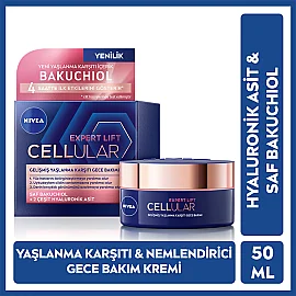 Nivea Cellular Expert Lift Night Care - Yaşlanma Karşıtı Gece Kremi 50ml - 7