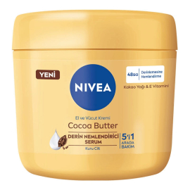 Nivea Cocoa Butter - Derin Nemlendirici El ve Vücut Kremi 400ml - Nivea