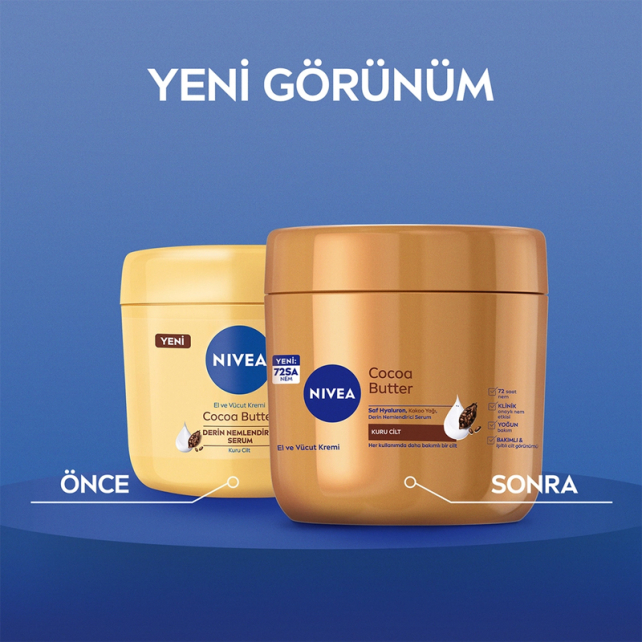 Nivea Cocoa Butter - Derin Nemlendirici El ve Vücut Kremi 400ml - 4