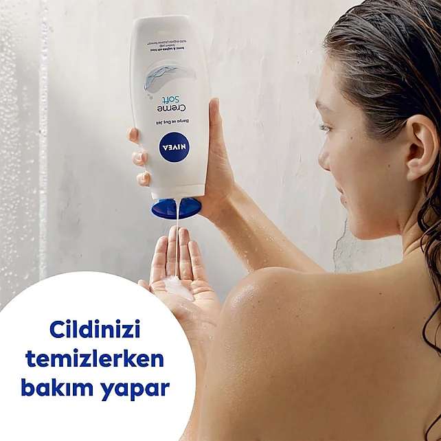 Nivea Creme Soft - Banyo ve Duş Jeli 500 ml - 2