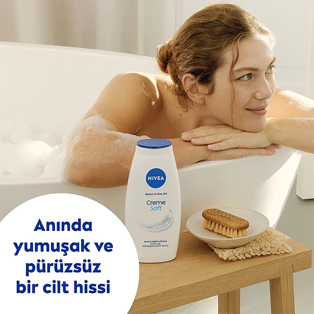 Nivea Creme Soft - Banyo ve Duş Jeli 500 ml - 4