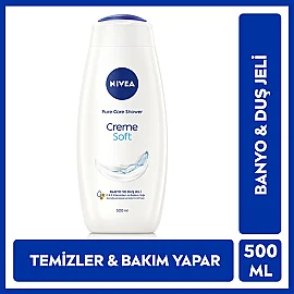 Nivea Creme Soft - Banyo ve Duş Jeli 500 ml - 7