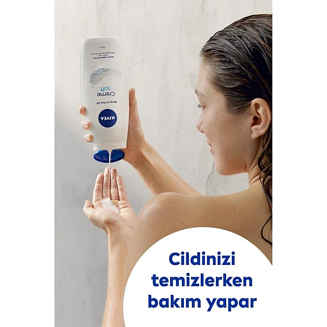 Nivea Creme Soft - Banyo ve Duş Jeli 750ml - 2