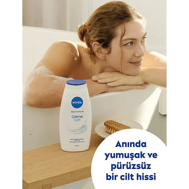 Nivea Creme Soft - Banyo ve Duş Jeli 750ml - 3