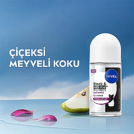 Nivea Deodorant Roll-On Black & White Authentic - Kadın Roll-On Deodorant 50ml - 5