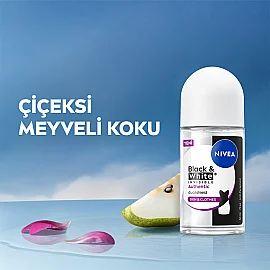 Nivea Deodorant Roll On Black & White Authentic - Kadın Roll On Deodorant 50ml - 5
