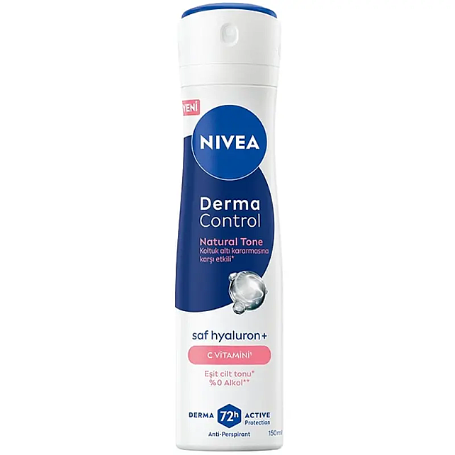 Nivea Derma Control Natural Tone Deodorant Sprey