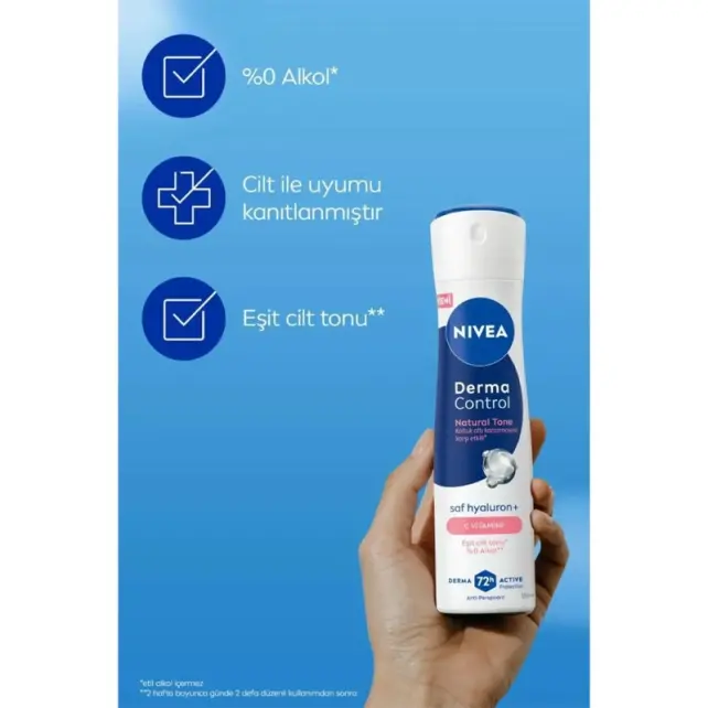 Nivea Derma Control Natural Sprey Deodorant 150ml - 4