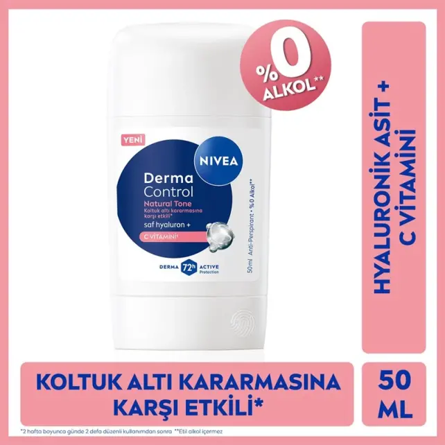 Nivea Derma Control Natural Stick Deodorant 50ml - 2