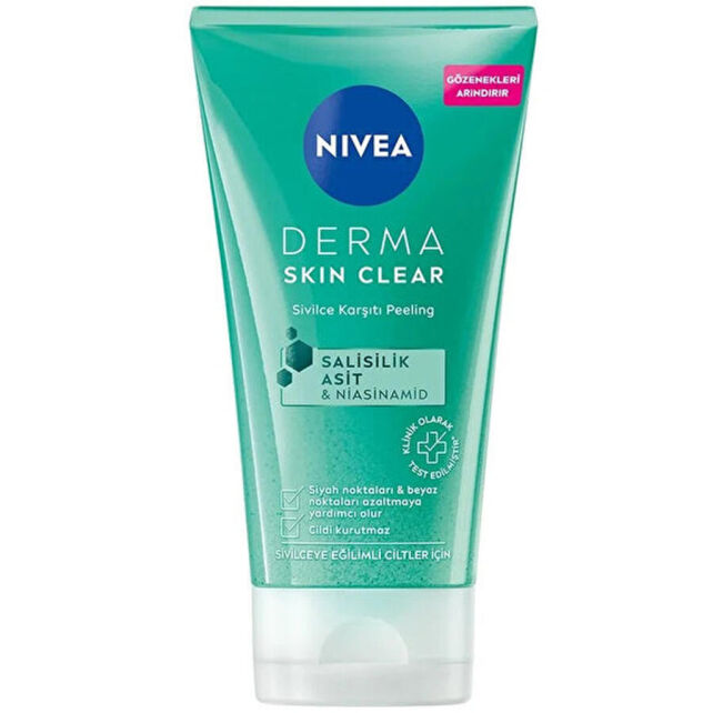 Nivea Derma Skin Clear - Sivilce Karşıtı Peeling 150ml - 1