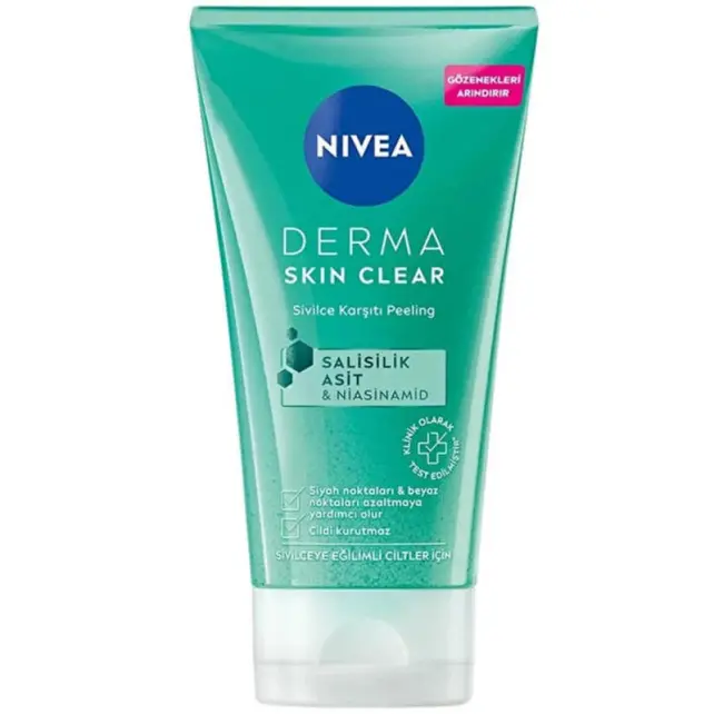 Nivea Derma Skin Clear - Sivilce Karşıtı Peeling 150ml - 1