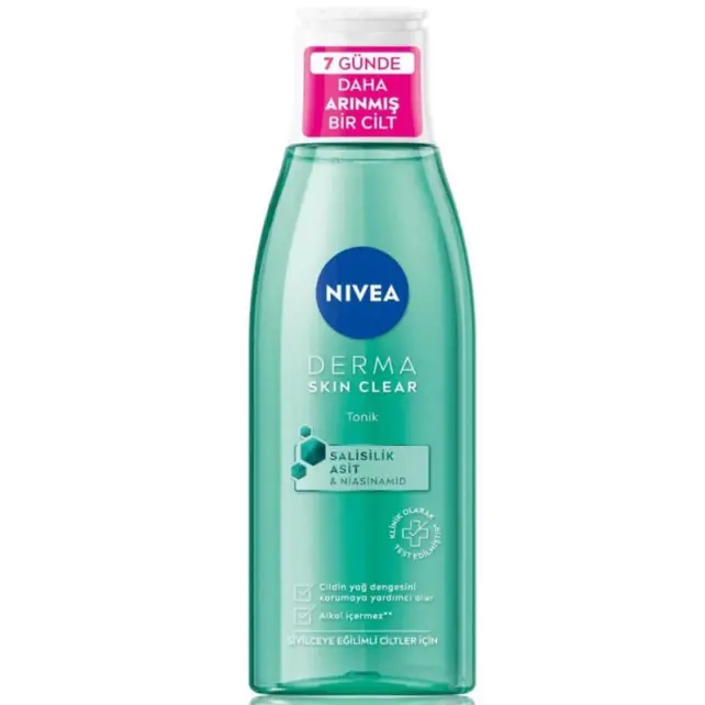 Nivea Derma Skin Clear Sivilce Karşıtı Tonik 200ml - 1