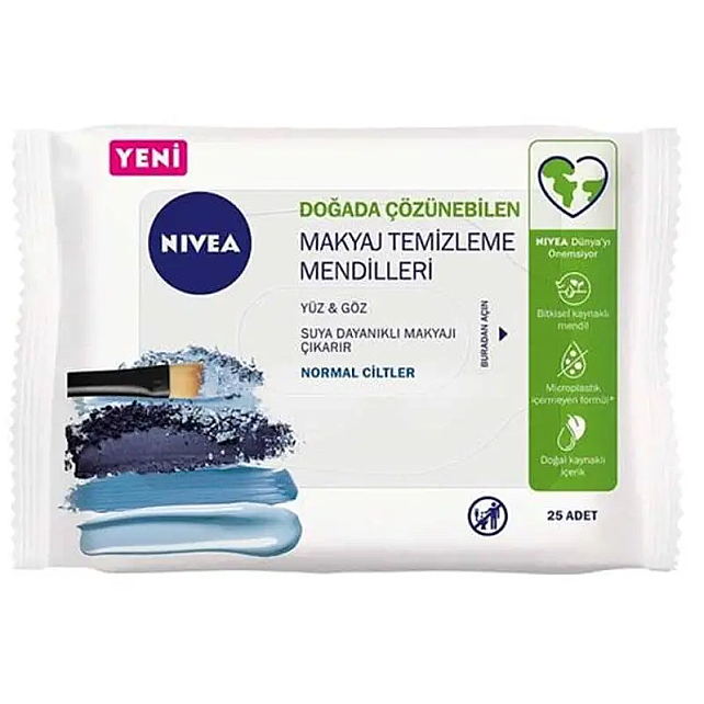 Nivea Doğada Çözünebilen Makyaj Temizleme Mendilleri 25 Adet - 1