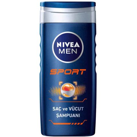 Nivea Men Sports Saç ve Vücut Şampuanı 250ml Nivea Men Sports Saç ve Vücut Şampuanı 250ml