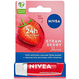 Nivea Essential Care Fruity Shine - Çilek Özlü Dudak Kremi 4,8gr - Nivea