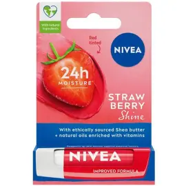 Nivea Essential Care Fruity Shine - Çilek Özlü Dudak Kremi 4,8gr - Nivea