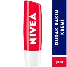Nivea Essential Care Fruity Shine - Çilek Özlü Dudak Kremi 4,8gr - 2