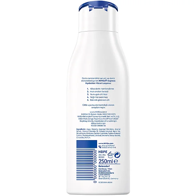 Nivea Express Hydration - Nemlendirici Vücut Losyonu 250ml - 2