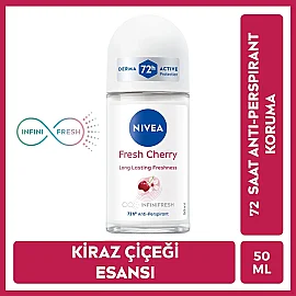 Nivea Fresh Cherry - Kadın Deodorant Roll On Deodorant 50ml - 2