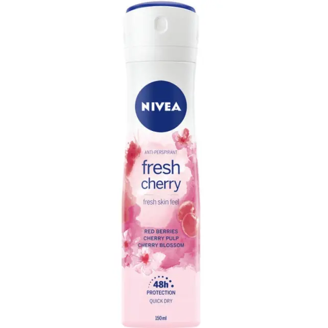 Nivea Fresh Cherry Kadın Sprey Deodorant 150ml - 1
