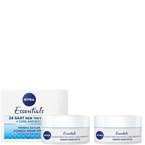 Nivea Aqua Effect Canlandırıcı Günlük Bakım Kremi 50ml 2'li Nivea Aqua Effect Canlandırıcı Günlük Bakım Kremi 50ml 2'li