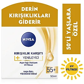 Nivea Kırışıklık Karşıtı Yaşa Özel Yüz Bakım Kremi 55+ Yaş 50ml - 3