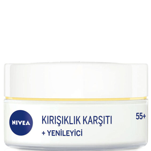 Nivea Kırışıklık Karşıtı Yenileyici Etkili Bakım Kremi 55+ 50ml Nivea Kırışıklık Karşıtı Yenileyici Etkili Bakım Kremi 55+ 50ml