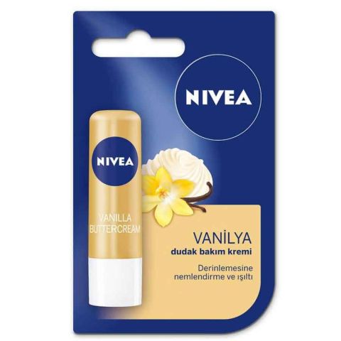 Nivea Vanilla Butter Lip Balm - Vanilya Özlü Dudak Kremi 4,8gr Nivea Vanilla Butter Lip Balm - Vanilya Özlü Dudak Kremi 4,8gr