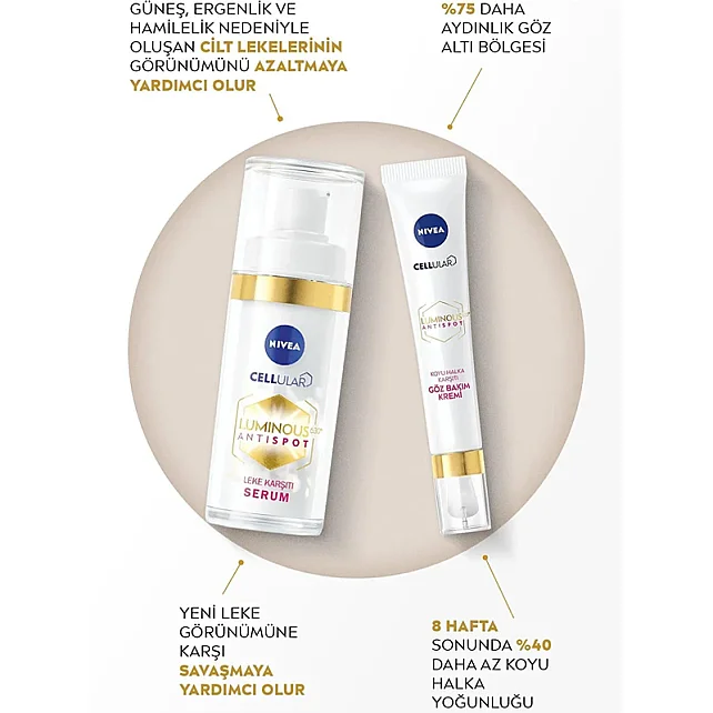 Nivea Luminous 630 Anti Spot Thiamidol - Göz Çevresi Bakım Kremi 15ml - 2