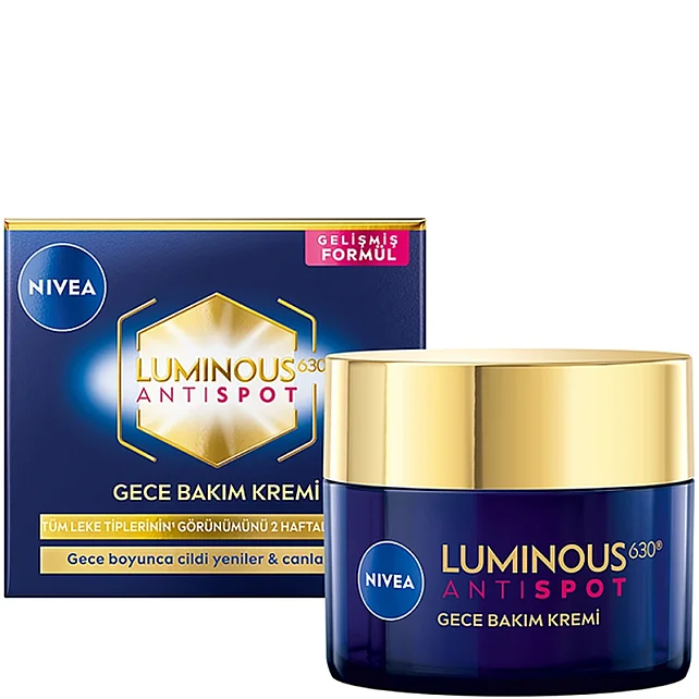 Nivea Luminous 630 Anti Spot Thiamidol - Leke Karşıtı Gece Kremi 50ml - 1